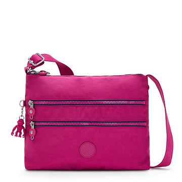 Bolsos Cruzados Kipling Alvar Rosas Fucsia | MX 1066BE